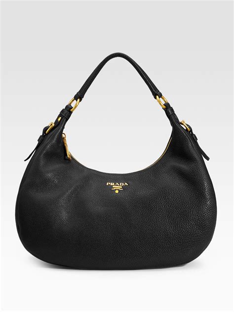 prada vitello daino mini|Prada vitello daino hobo bag.